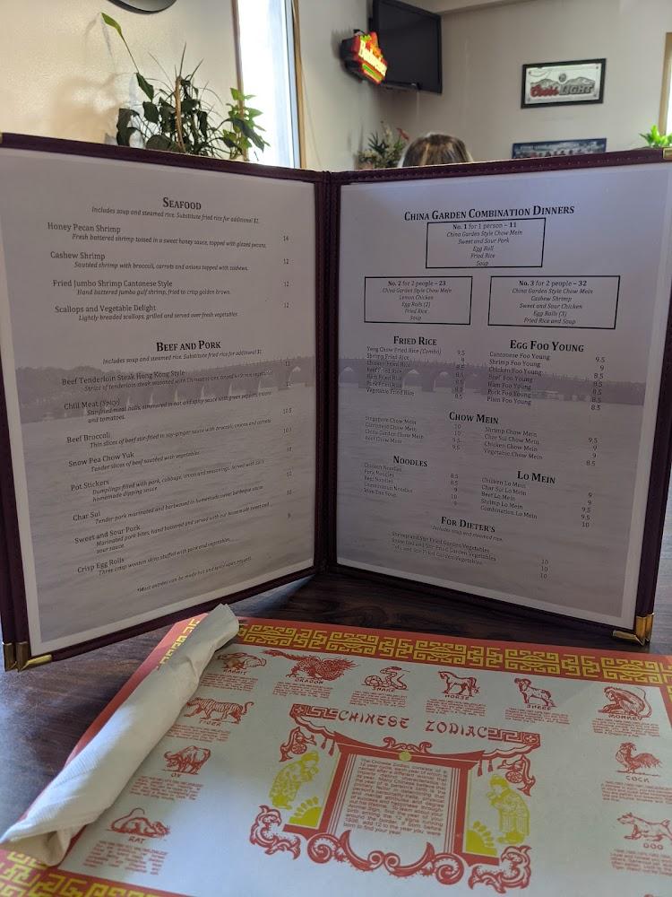 China Garden Restaurant Menu image 3
